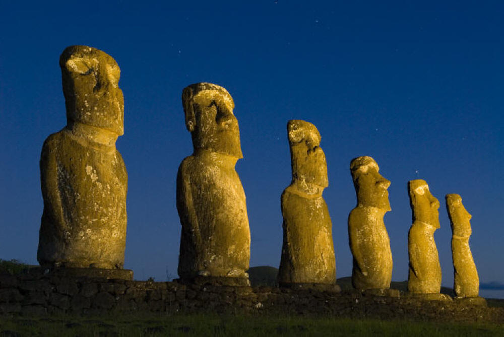 Stargazing at Easter Island