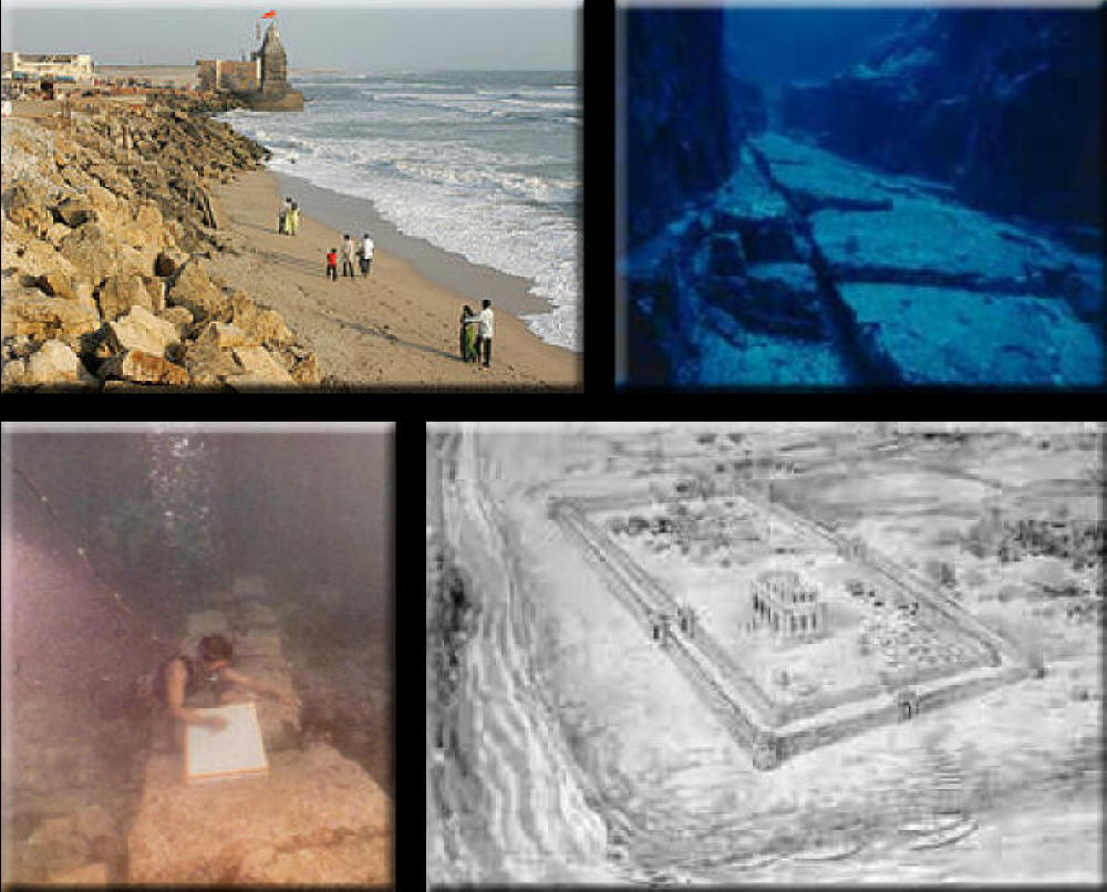 Two large cities found underwater near India