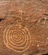 Spiral Petroglyph Pictograph