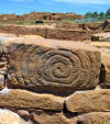 Spiral Petroglyph Pictograph