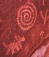 Spiral Petroglyph Pictograph